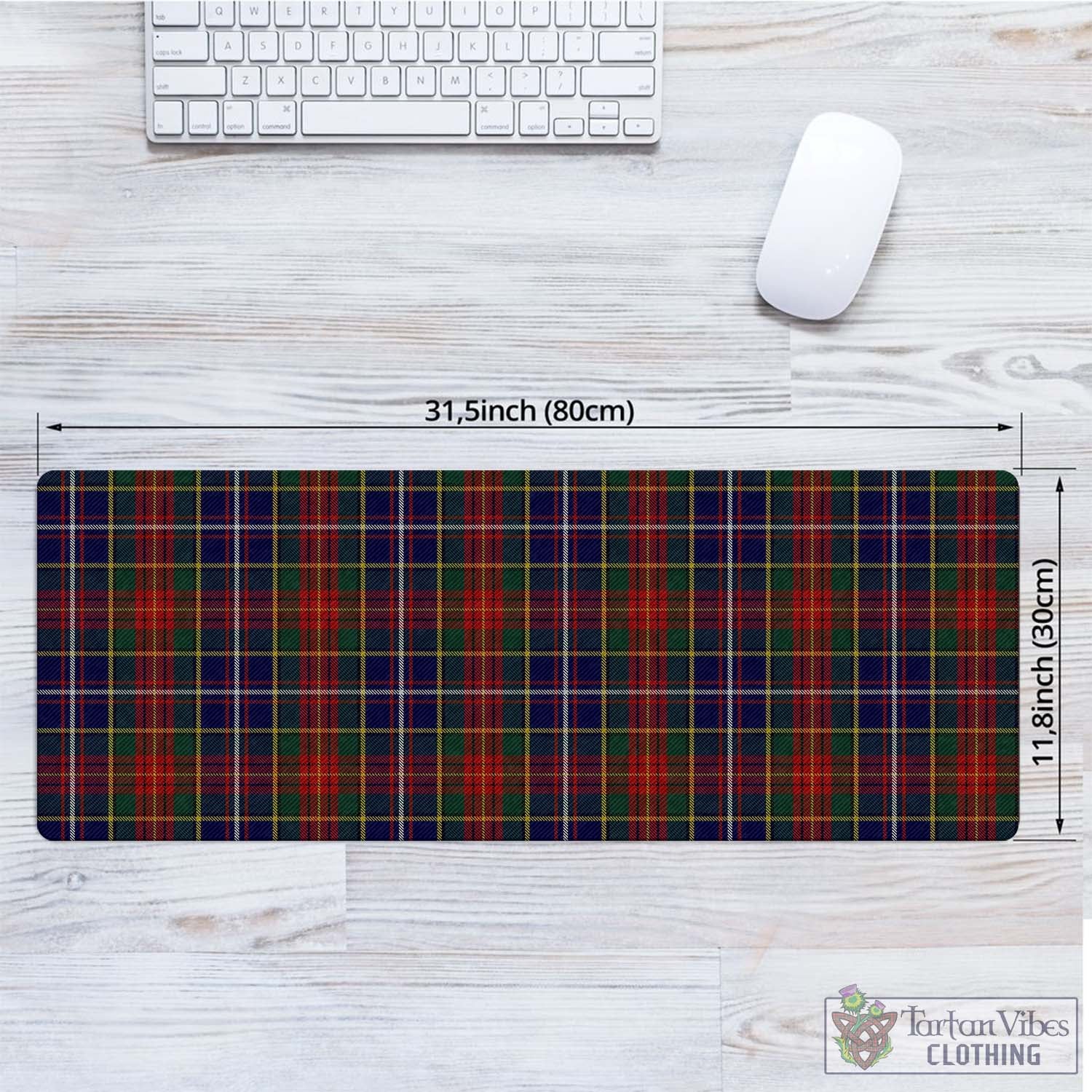 Tartan Vibes Clothing Crozier Tartan Mouse Pad