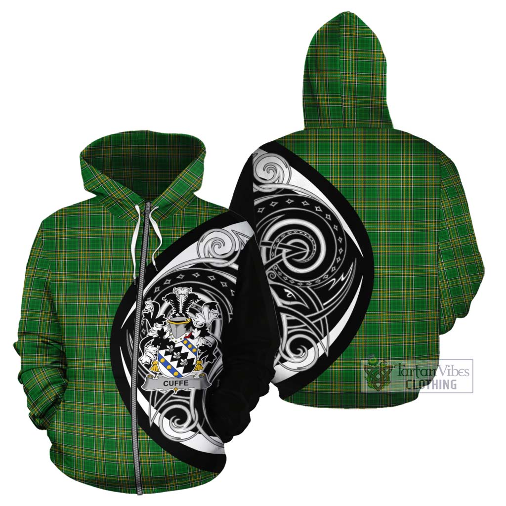 Cuffe Irish Clan Cotton Hoodie Celtic Circle Style Zip Hoodie - Tartan Vibes Clothing