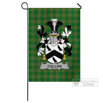 Cullen Irish Clan Tartan Flag with Coat of Arms