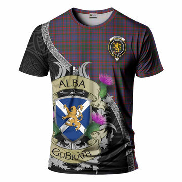 Cumming Tartan Family Crest T-Shirt Lion Rampant Royal Thistle Shield Celtic Inspired Kid's Shirt - Tartan Vibes Clothing
