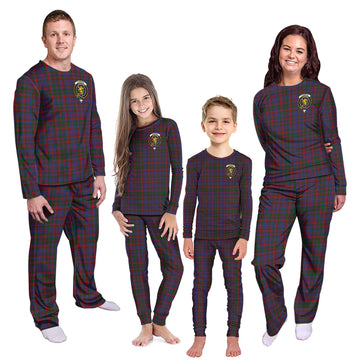 Cumming Tartan Pajamas Family Set with Family Crest