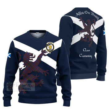 Cumming Tartan Lion Rampant Ugly Sweater Proudly Display Your Heritage with Alba Gu Brath and Clan Name