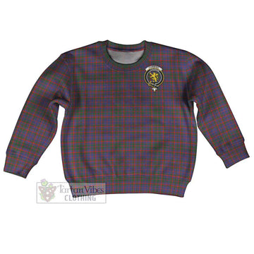 Cumming Tartan Kid Ugly Sweater with Family Crest