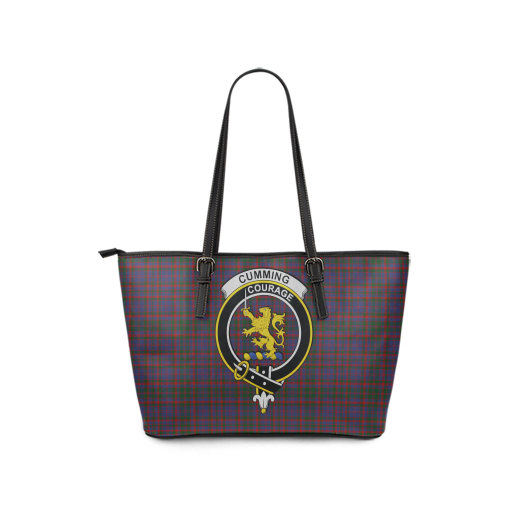 cumming-tartan-leather-tote-bag-with-family-crest