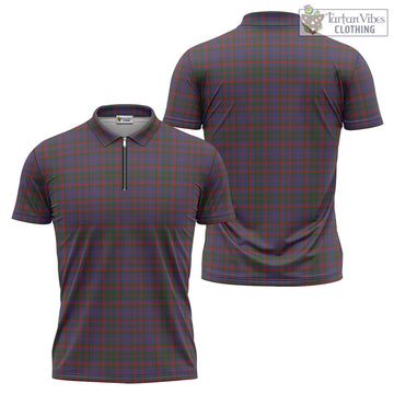 Cumming Tartan Zipper Polo Shirt