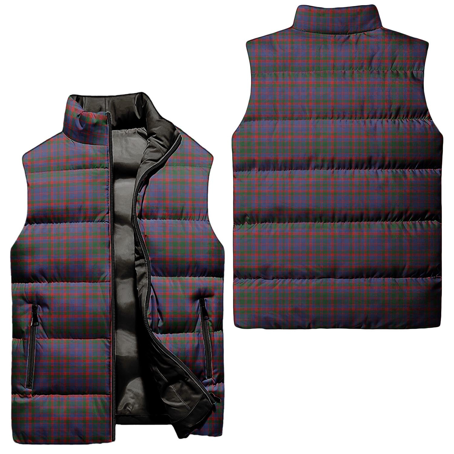 Cumming Tartan Sleeveless Puffer Jacket Unisex - Tartanvibesclothing