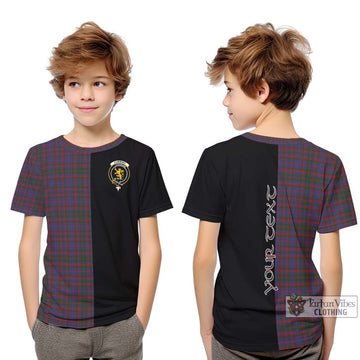 Cumming Tartan Kid T-Shirt with Family Crest and Half Of Me Style