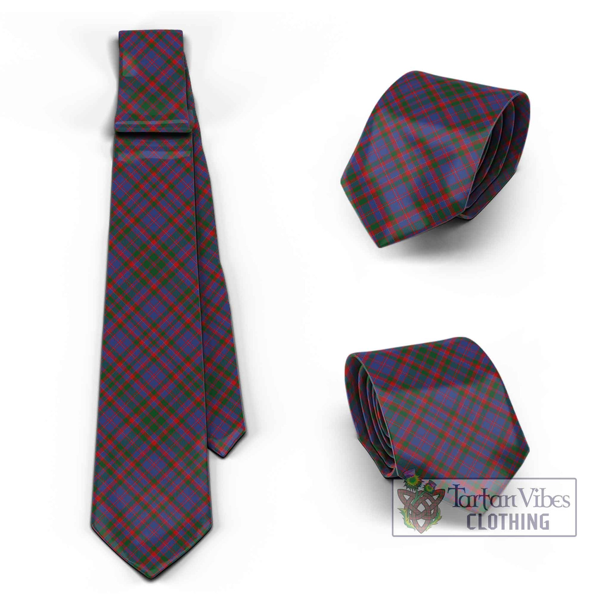 Tartan Vibes Clothing Cumming Tartan Classic Necktie Cross Style