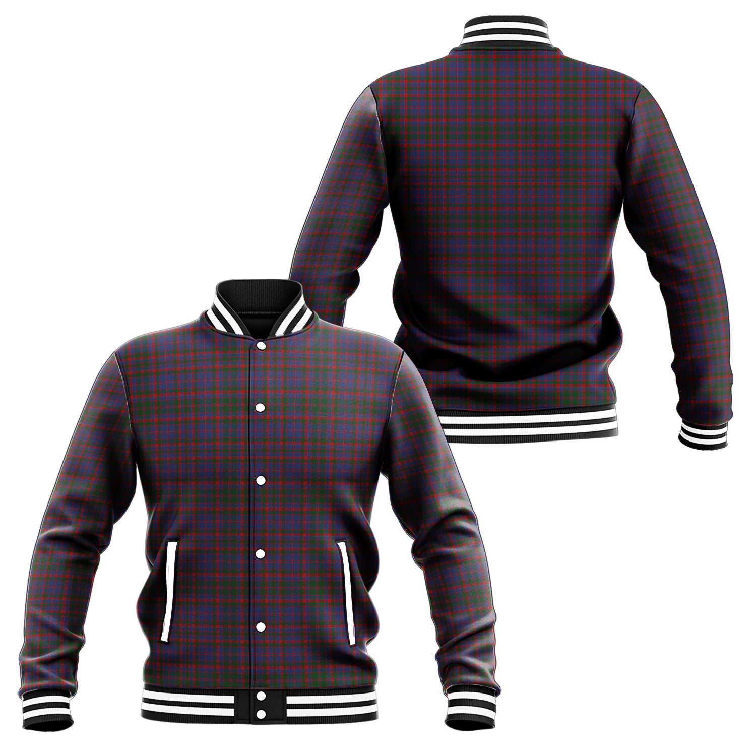 Cumming Tartan Baseball Jacket Unisex - Tartan Vibes Clothing