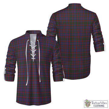 Cumming Tartan Men's Scottish Traditional Jacobite Ghillie Kilt Shirt