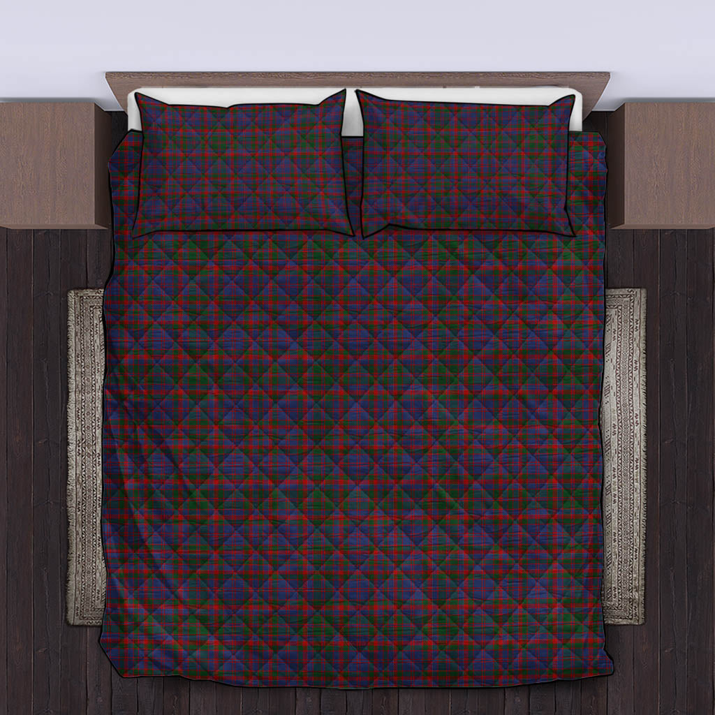 Cumming Tartan Quilt Bed Set King - Tartan Vibes Clothing