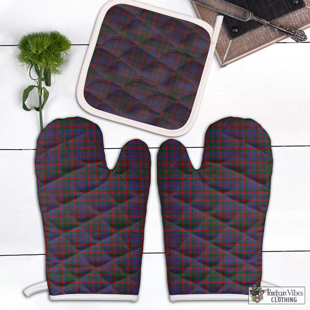 Cumming Tartan Combo Oven Mitt & Pot-Holder White - Tartan Vibes Clothing