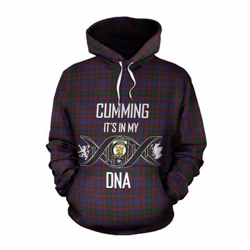 Cumming Tartan Cotton Hoodie with Family Crest DNA In Me Style Pullover Hoodie XS - Tartan Vibes Clothing