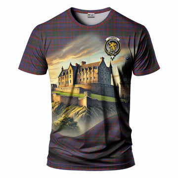 Cumming Tartan Family Crest T-Shirt with Scottish Ancient Castle Style Kid's Shirt - Tartan Vibes Clothing