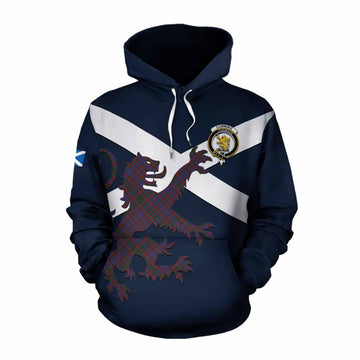 Cumming Tartan Lion Rampant Cotton Hoodie Proudly Display Your Heritage with Alba Gu Brath and Clan Name