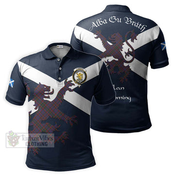 Cumming Tartan Lion Rampant Polo Shirt Proudly Display Your Heritage with Alba Gu Brath and Clan Name