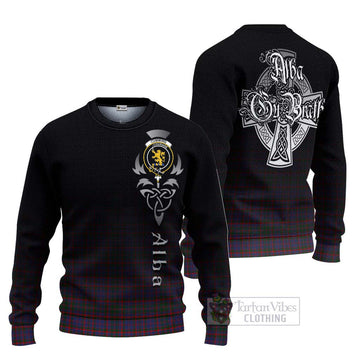 Cumming Tartan Ugly Sweater Featuring Alba Gu Brath Family Crest Celtic Inspired