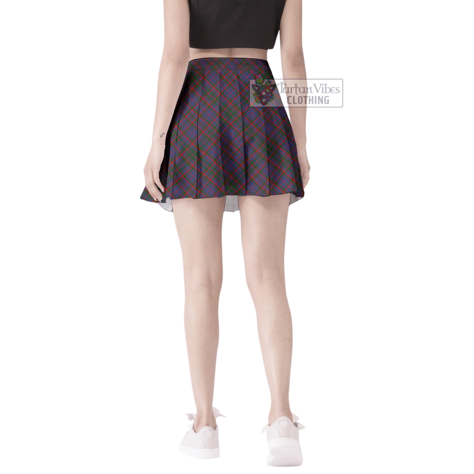 Tartan Vibes Clothing Cumming Tartan Women's Plated Mini Skirt