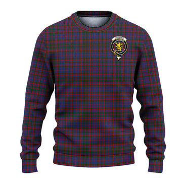 Cumming Tartan Ugly Sweater with Family Crest