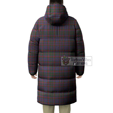 Cumming Tartan Long Down Jacket