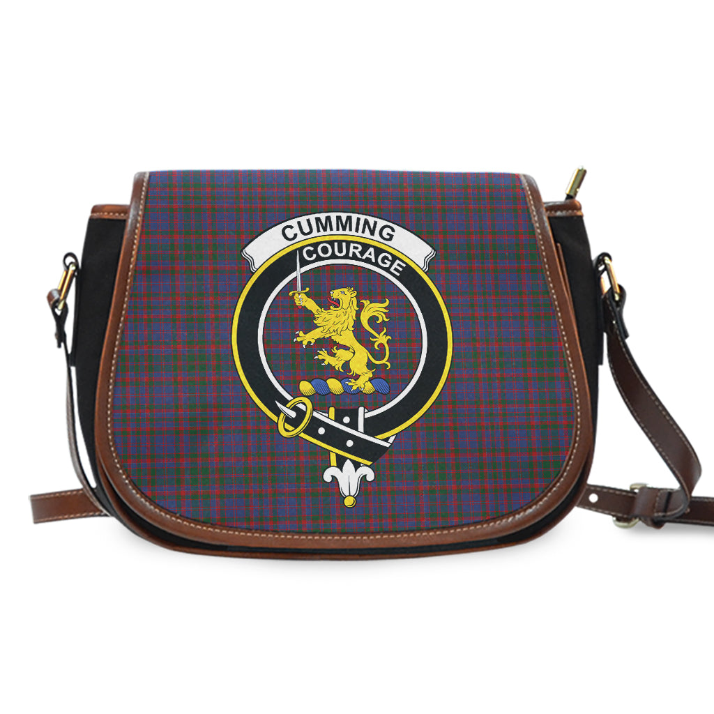 Cumming Tartan Saddle Bag with Family Crest - Tartan Vibes Clothing