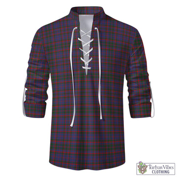 Cumming Tartan Men's Scottish Traditional Jacobite Ghillie Kilt Shirt