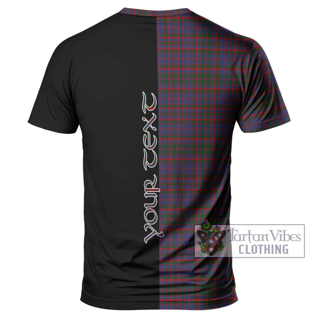 Cumming Tartan T-Shirt with Family Crest and Half Of Me Style - Tartanvibesclothing Shop