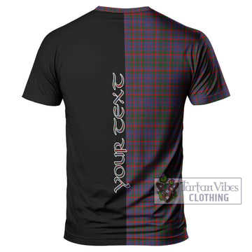 Cumming Tartan T-Shirt with Family Crest and Half Of Me Style