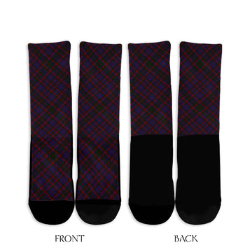 Cumming Tartan Crew Socks Cross Tartan Style