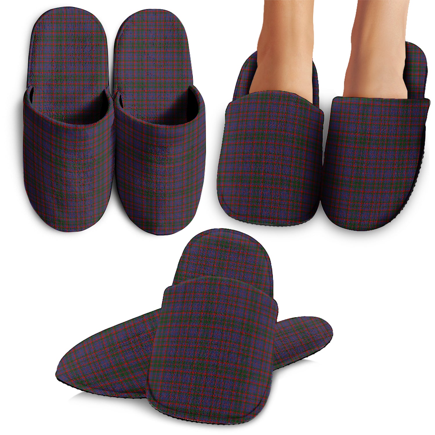 Cumming Tartan Home Slippers - Tartanvibesclothing