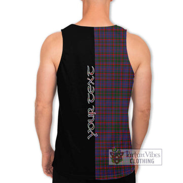 Cumming Tartan Men's Tank Top with Family Crest and Half Of Me Style