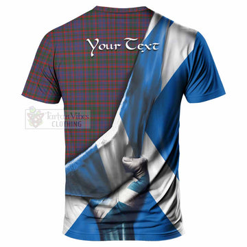 Cumming Tartan T-Shirt with Family Crest Scotland Patriotic Style