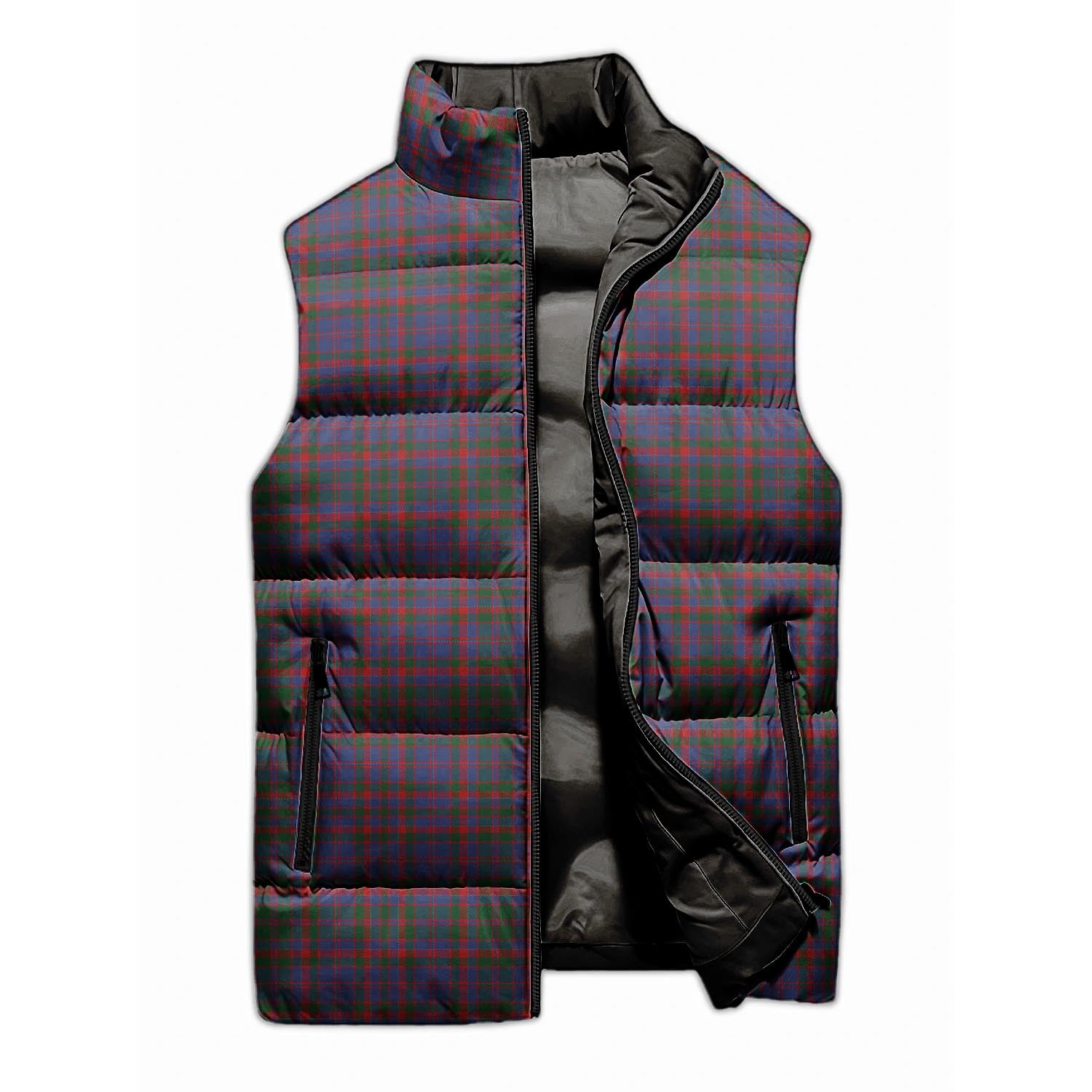 Cumming Tartan Sleeveless Puffer Jacket - Tartanvibesclothing