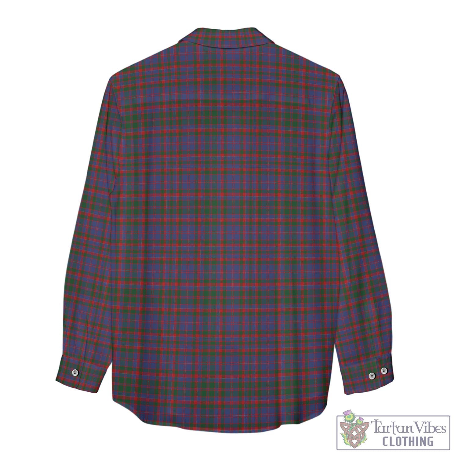 Tartan Vibes Clothing Cumming Tartan Womens Casual Shirt with Family Crest