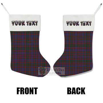 Cumming Tartan Christmas Stocking with Personalized Text