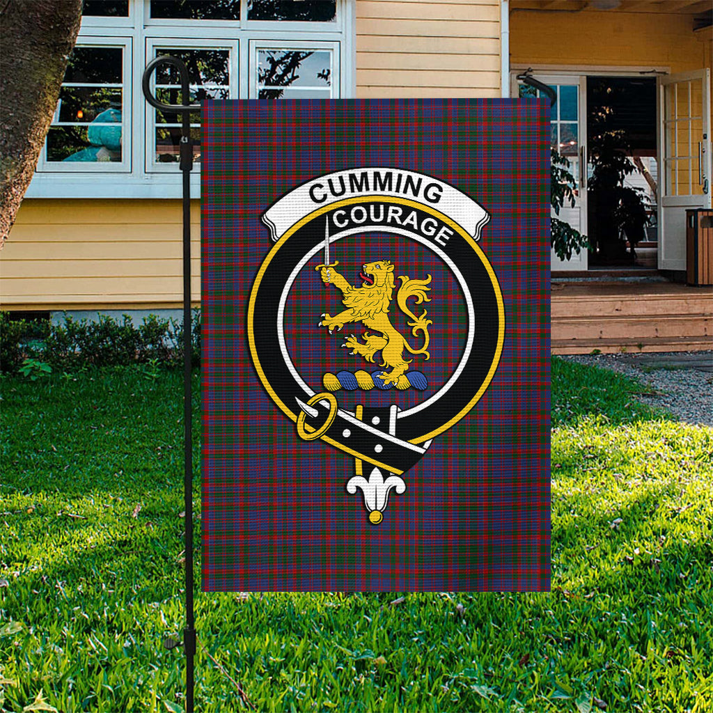 Cumming Tartan Flag with Family Crest - Tartan Vibes Clothing