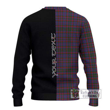 Cumming Tartan Ugly Sweater with Family Crest and Half Of Me Style