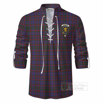 Cumming Tartan Ghillie Kilt Shirt with Family Crest DNA In Me Style