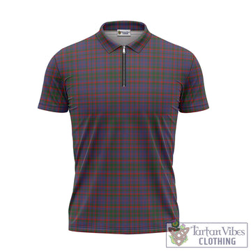 Cumming Tartan Zipper Polo Shirt