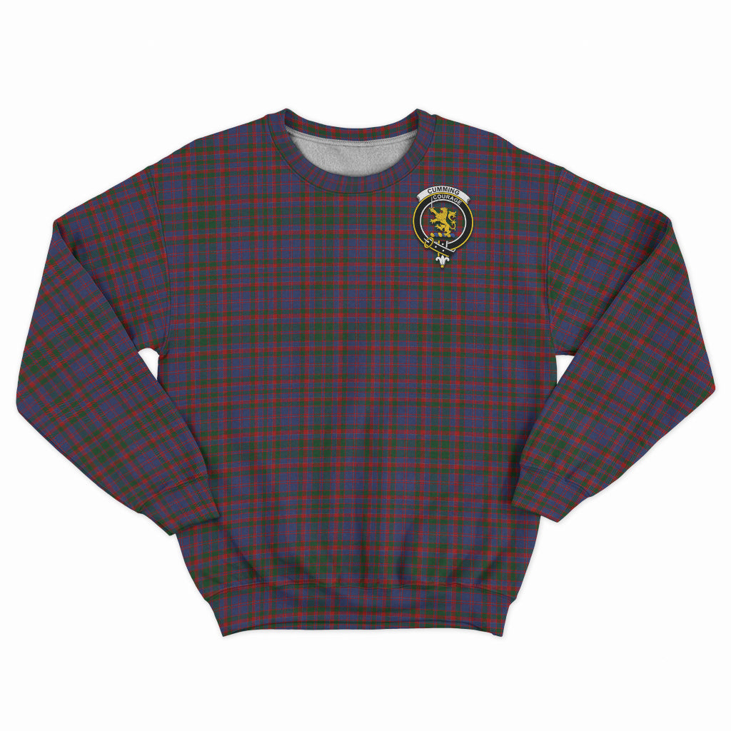 Cumming Tartan Sweatshirt with Family Crest - Tartan Vibes Clothing