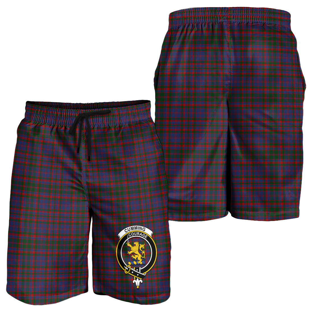 cumming-tartan-mens-shorts-with-family-crest