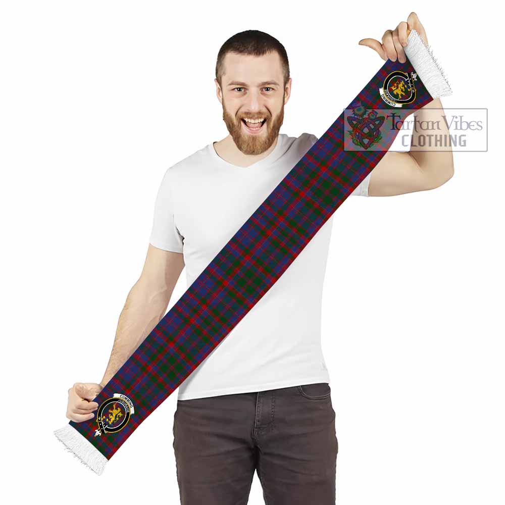 Cumming Tartan Ruffneck Scarf with Family Crest - Tartan Vibes Clothing