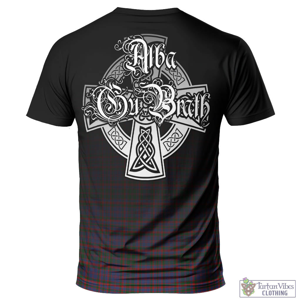 Tartan Vibes Clothing Cumming Tartan T-Shirt Featuring Alba Gu Brath Family Crest Celtic Inspired