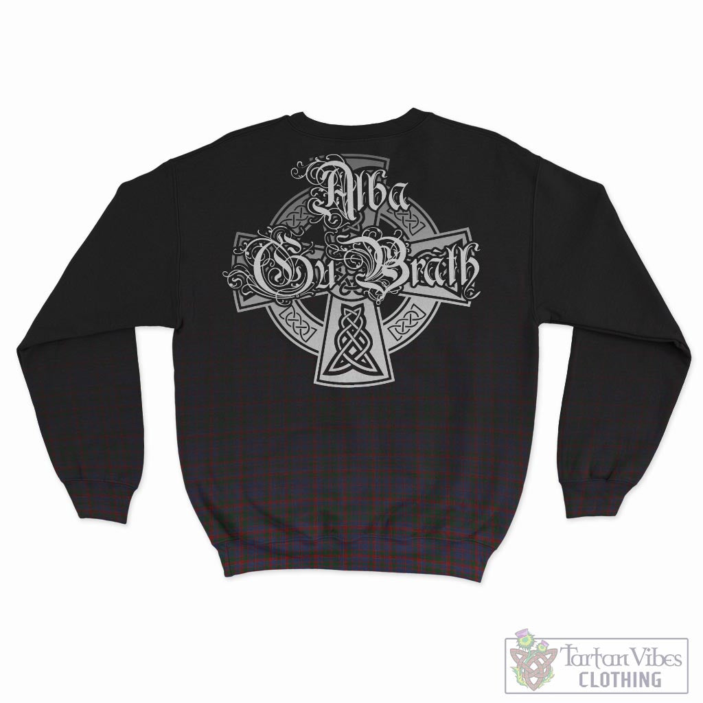 Tartan Vibes Clothing Cumming Tartan Sweatshirt Featuring Alba Gu Brath Family Crest Celtic Inspired