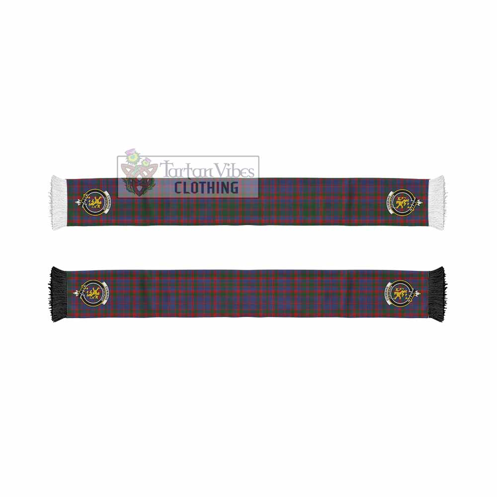 Cumming Tartan Ruffneck Scarf with Family Crest - Tartan Vibes Clothing