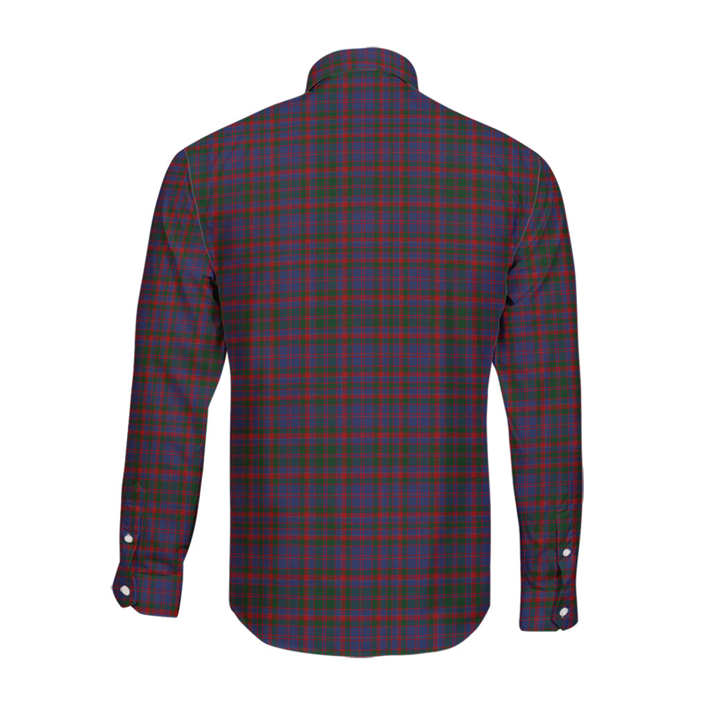 cumming-tartan-long-sleeve-button-up-shirt-with-family-crest