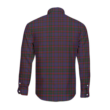 Cumming Tartan Long Sleeve Button Up Shirt with Family Crest