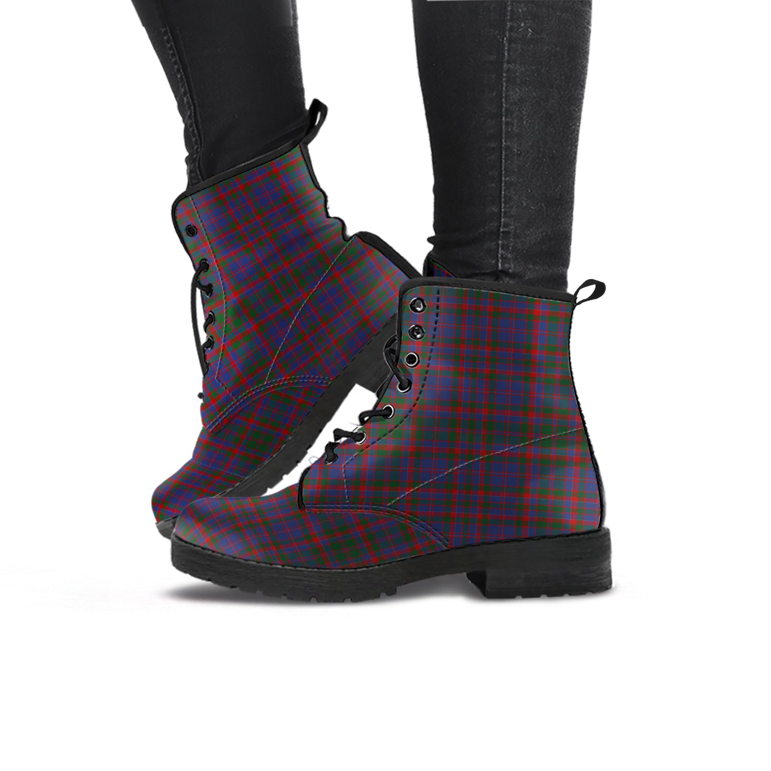 cumming-tartan-leather-boots