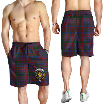 Cumming Tartan Mens Shorts with Family Crest