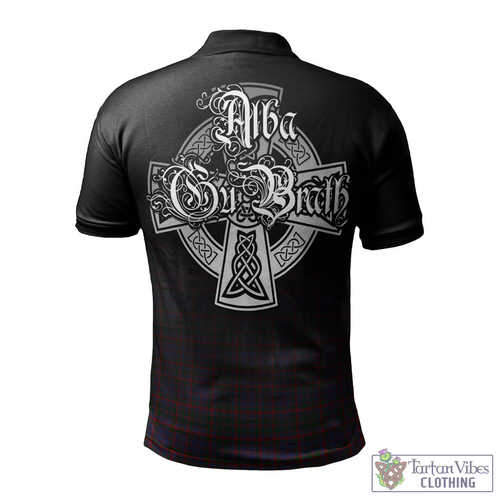 Tartan Vibes Clothing Cumming Tartan Polo Shirt Featuring Alba Gu Brath Family Crest Celtic Inspired